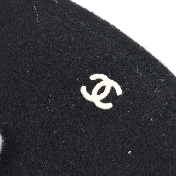 CHANEL 1998 Beret Hat 47521 - Picture 4 of 7